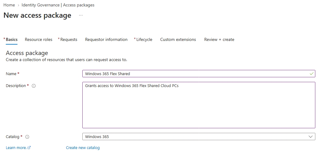 access package basics