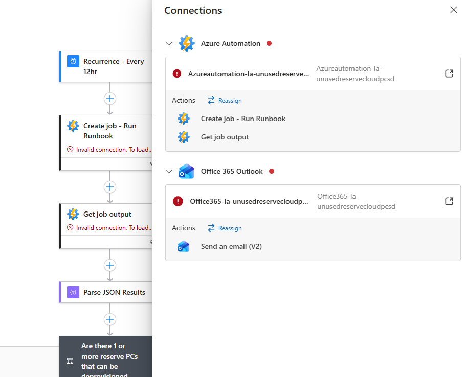 logic app connections
