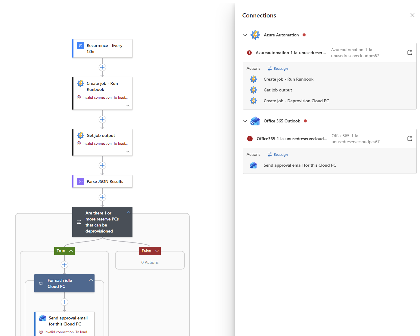 logic app connections