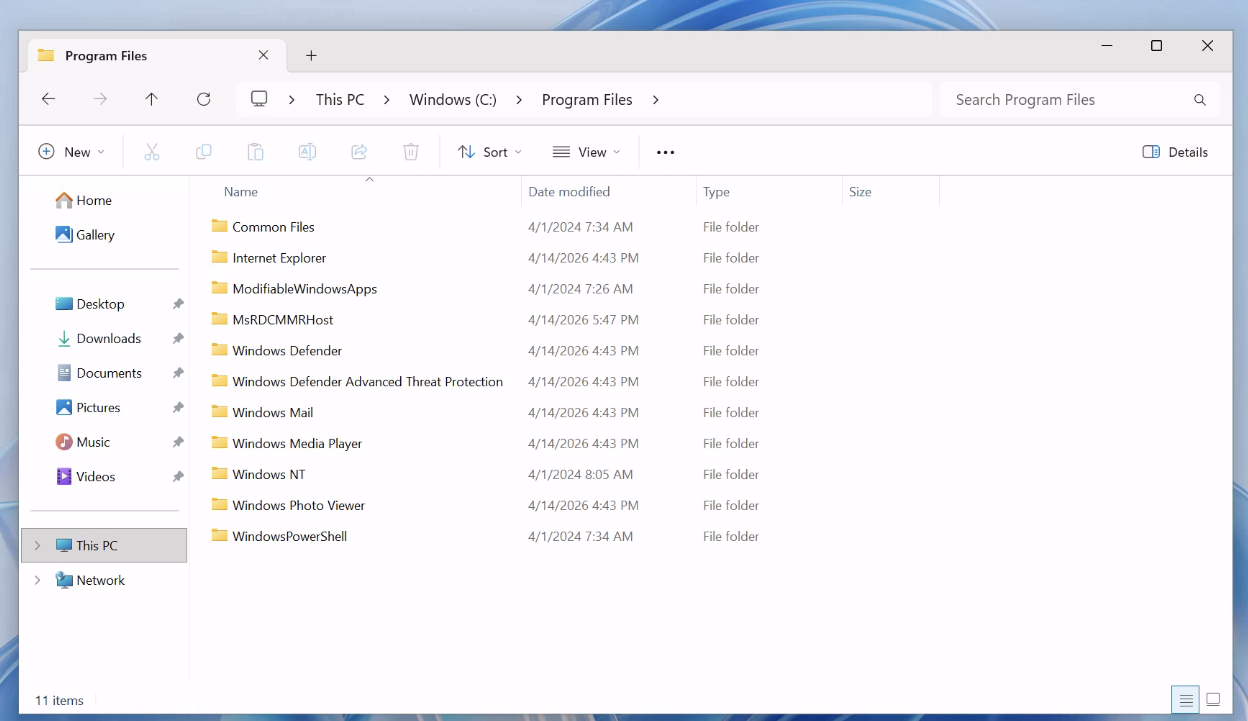 UES Folders missing in enterprise